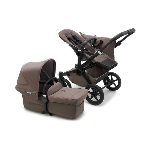 Bugaboo Donkey 5 Mineral Mono universalus vežimėlis, Black/Taupe kaina ir informacija | Vežimėliai | pigu.lt