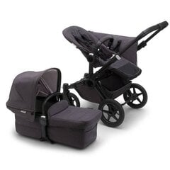 Bugaboo Donkey 5 Mineral Mono universalus vežimėlis, Black/Washed Black kaina ir informacija | Vežimėliai | pigu.lt