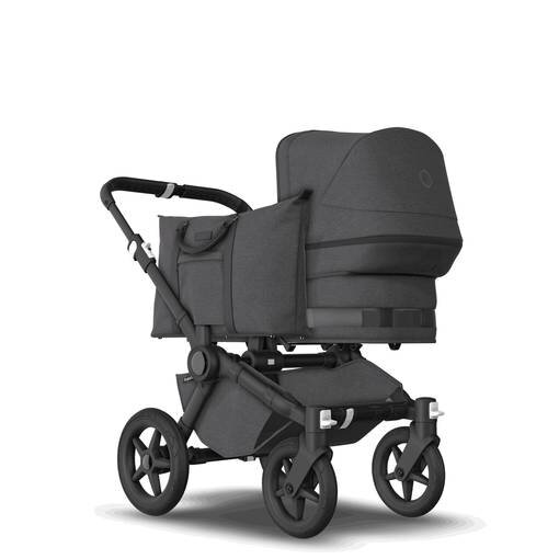 Bugaboo Donkey 5 Mineral Mono universalus vežimėlis, Black/Washed Black kaina ir informacija | Vežimėliai | pigu.lt