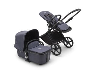 Универсальная коляска Bugaboo Fox Cub, Black/Stormy Blue-Stormy Blue цена и информация | Коляски | pigu.lt