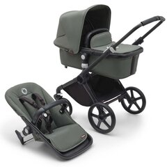 Bugaboo Fox Cub универсальная коляска, Black/Forest Green-Forest Green цена и информация | Тележка | pigu.lt