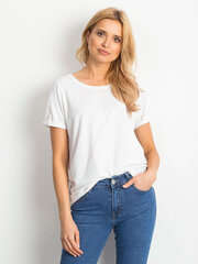 Marškinėliai moterims 2016102217138, balti kaina ir informacija | Marškinėliai moterims | pigu.lt