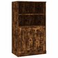 vidaXL Komoda, dūminio ąžuolo, 60x35,5x103,5cm, apdirbta mediena kaina ir informacija | Svetainės spintelės | pigu.lt