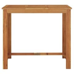 vidaXL Sodo baro stalas, 120x60x105cm, akacijos medienos masyvas цена и информация | Садовые столы, столики | pigu.lt