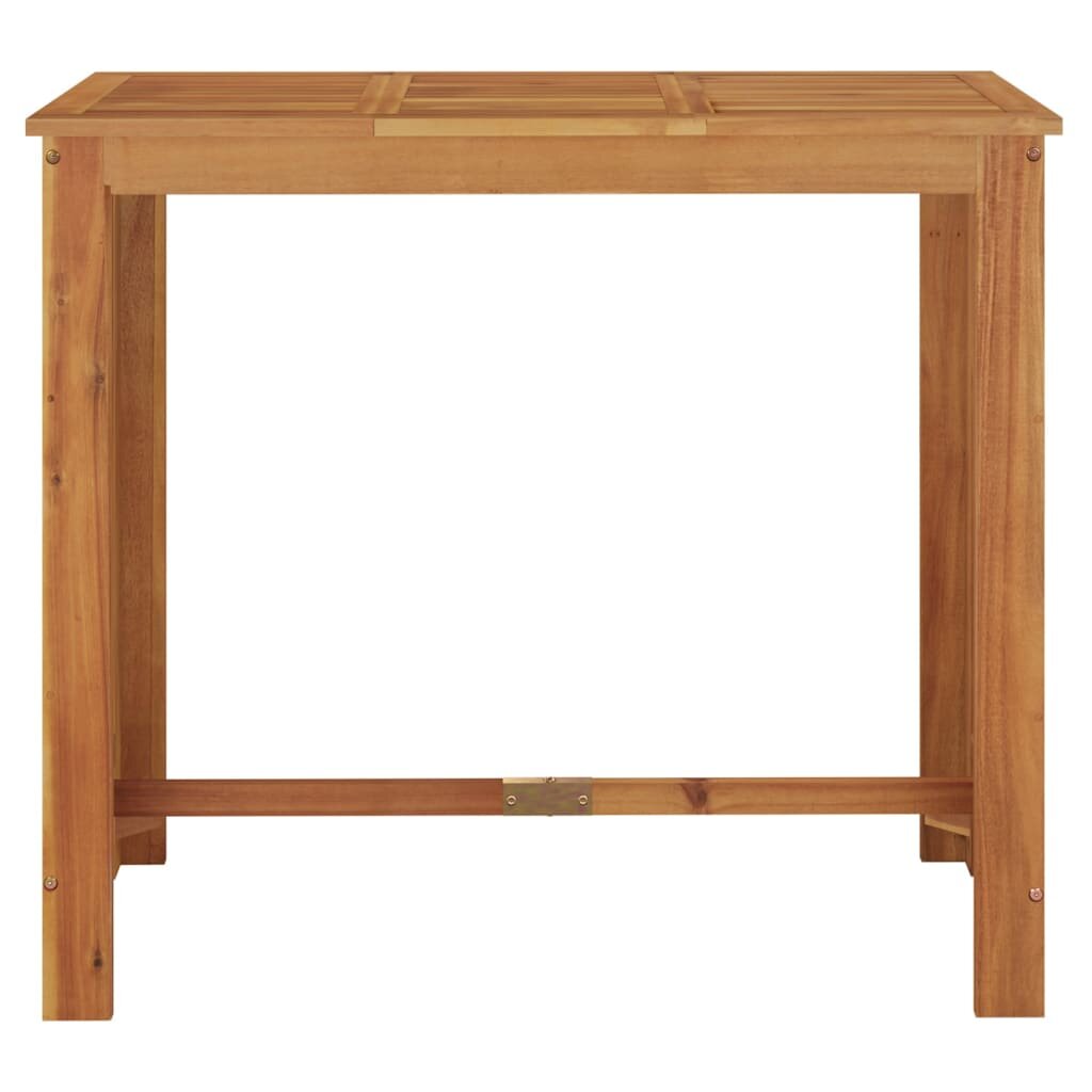 vidaXL Sodo baro stalas, 120x60x105cm, akacijos medienos masyvas kaina ir informacija | Lauko stalai, staliukai | pigu.lt