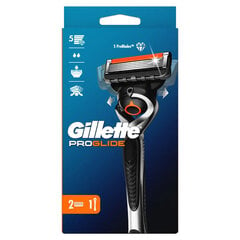 Skustuvas Gillette Fusion Proglide Flexball Manual, 2 galv. kaina ir informacija | Skutimosi priemonės ir kosmetika | pigu.lt