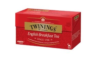 Twinings English Breakfast juodoji arbata, 150 vnt. цена и информация | Чай | pigu.lt