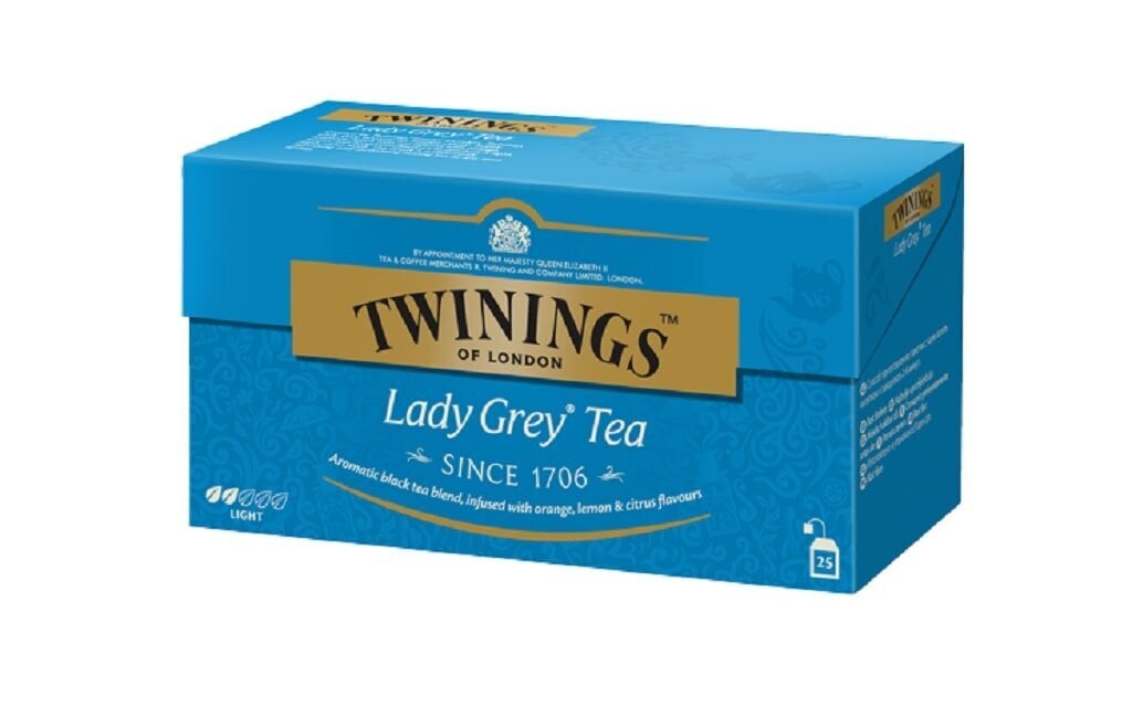 Twinings Lady grey juodoji arbata, 150 vnt. цена и информация | Arbata | pigu.lt