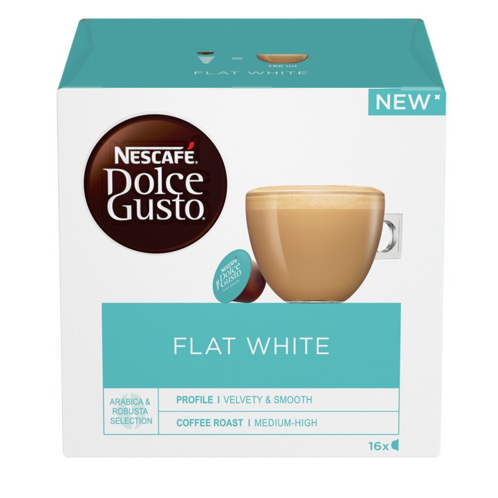 Nescafe Dolce Gusto Flat White kavos kapsulės, 3 x 187.2g цена и информация | Kava, kakava | pigu.lt