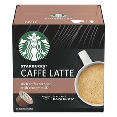 Starbucks Dolce Gusto Caffe Latte kavos pupelės, 3 x 12 vnt. kaina ir informacija | Kava, kakava | pigu.lt