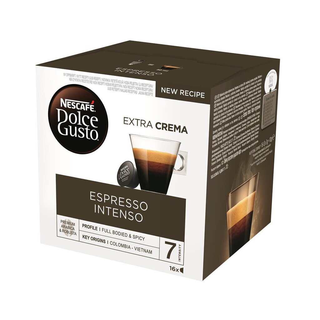 Nescafe Dolce Gusto Espresso Intenso kavos kapsulės, 3 x 16 vnt. kaina ir informacija | Kava, kakava | pigu.lt