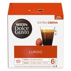 Nestcafe Dolce Gusto Lungo 104G 16KAPS, 3 упаковочного набора цена и информация | Кофе, какао | pigu.lt