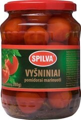 Vyšniniai pomidorai marinate Spilva, 8x680 g kaina ir informacija | Konservuotas maistas | pigu.lt