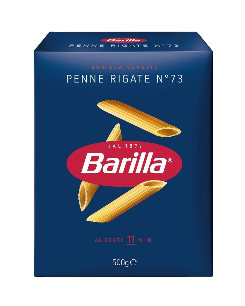 Makaronai Barilla Penne Rigate 500g, 6 pakuotės kaina ir informacija | Makaronai | pigu.lt