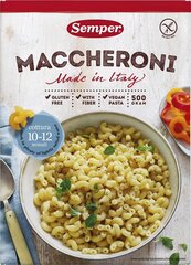 Makaronai Semper Gluten Free Maccheroni, 500g kaina ir informacija | Makaronai | pigu.lt