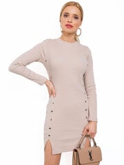 Suknelė moterims Rue Paris 2016102534792, smėlio spalvos цена и информация | Платья | pigu.lt