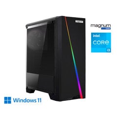 Kompiuteris Magnum Game Intel Core i3-12100F/16GB/1000GB SSD/Radeon RX 6500 XT 4GB/W11Home kaina ir informacija | Stacionarūs kompiuteriai | pigu.lt