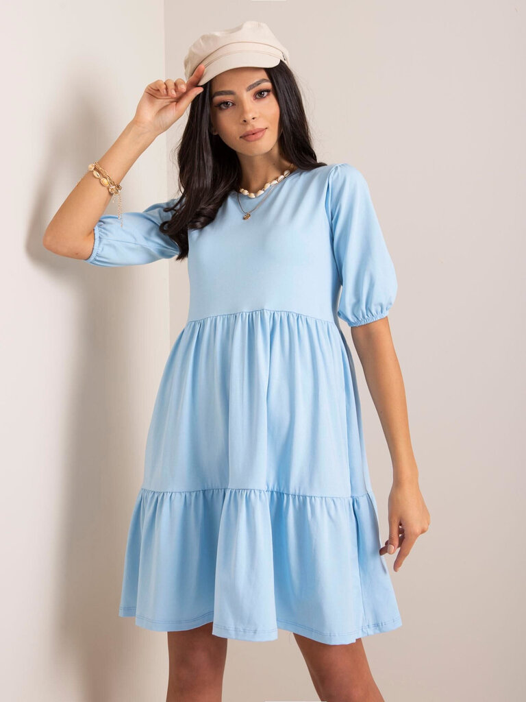 Suknelė moterims Rue Paris 2016102610731, mėlyna kaina ir informacija | Suknelės | pigu.lt