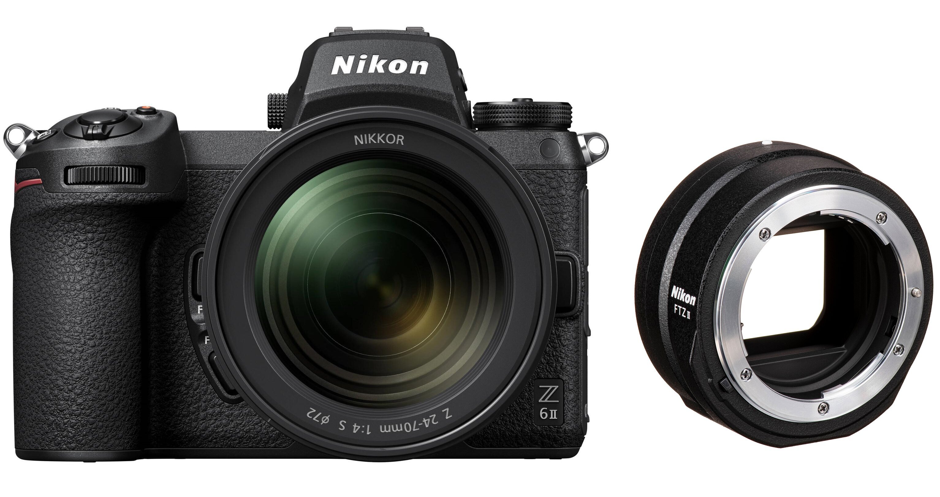 Цифровой фотоаппарат Nikon Z 6II/(Z6II)/(Z 6 II)/(Z6 II) + Nikkor Z 24-70мм  f/4 S + FTZ II Mount Adapter цена | pigu.lt