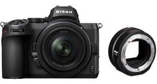 Nikon Z5 + Nikkor Z 24-50mm f/4-6.3 + FTZ II Mount Adapter kaina ir informacija | Skaitmeniniai fotoaparatai | pigu.lt