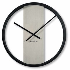 Sieninis laikrodis - Industrinis loftas. Apvalus 50cm kaina ir informacija | Laikrodžiai | pigu.lt