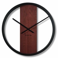 Sieninis laikrodis - Industrinis loftas. Apvalus 50cm kaina ir informacija | Laikrodžiai | pigu.lt