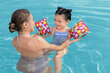 Plaukimo rankovės Bestway, rožinės kaina ir informacija | Plaukimo liemenės ir rankovės | pigu.lt