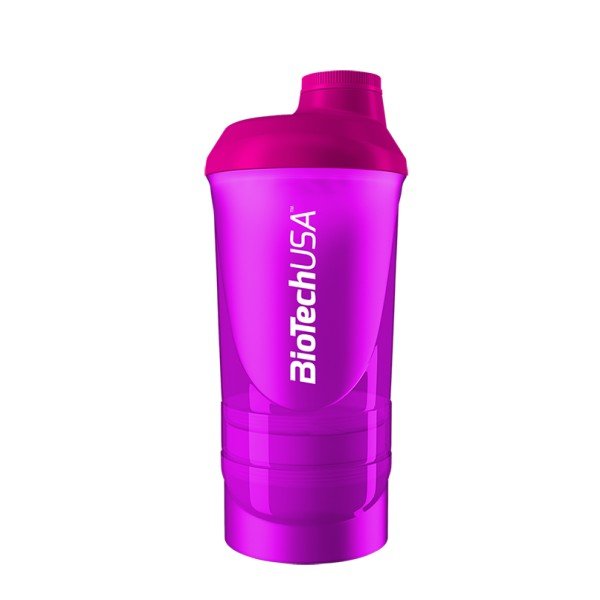 Gertuvė-plaktuvė Biotech Smartshake Magenta, 600 ml