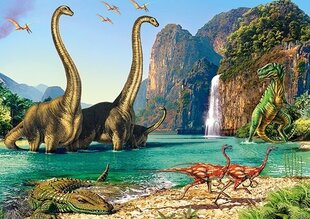 CASTORLAND Puzzle 60el. In the Dinosaurs World - Świat dinozaurów 5+ цена и информация | Пазлы | pigu.lt