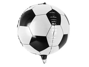 Folinis balionas Kamuolys, 40cm, juoda-balta kaina ir informacija | Balionai | pigu.lt