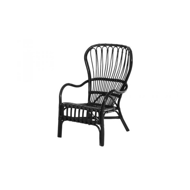 Ratango kėdė, juoda kaina ir informacija | Lauko kėdės, foteliai, pufai | pigu.lt