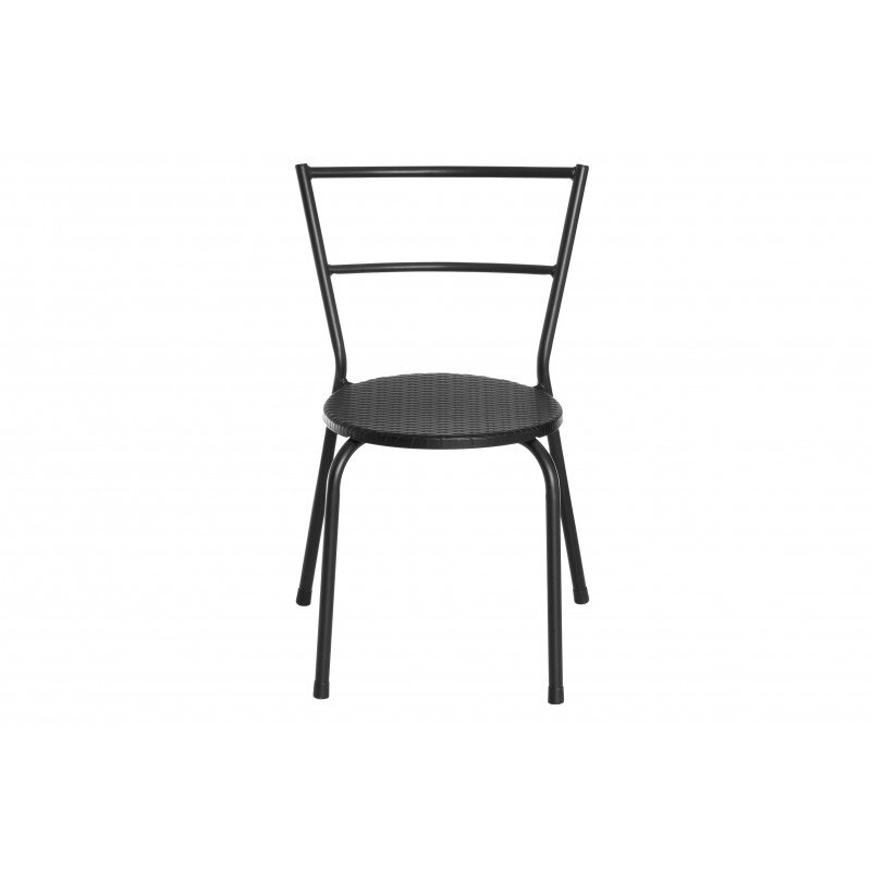 Kedė 4Living, juoda kaina ir informacija | Lauko kėdės, foteliai, pufai | pigu.lt