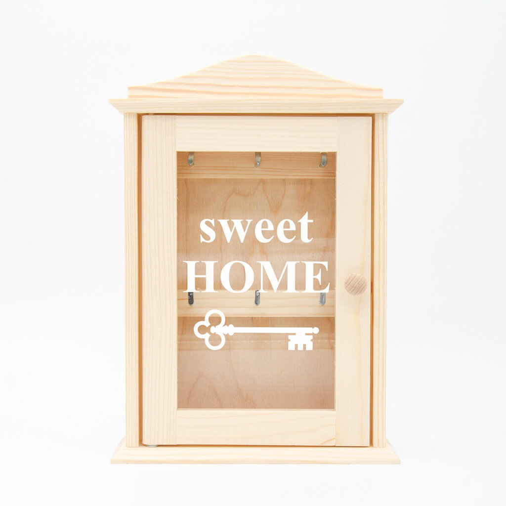 Medinė raktų dėžutė Sweet home цена и информация | Kitos originalios dovanos | pigu.lt