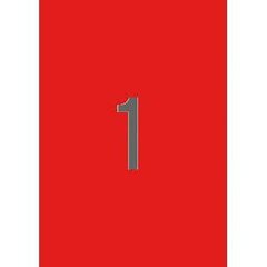 Этикетки для принтера Apli Красный 20 Листья 210 x 297 mm цена и информация | Kanceliarinės prekės | pigu.lt