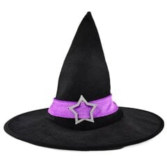 Raganos skrybėlė, juoda kaina ir informacija | Karnavaliniai kostiumai | pigu.lt