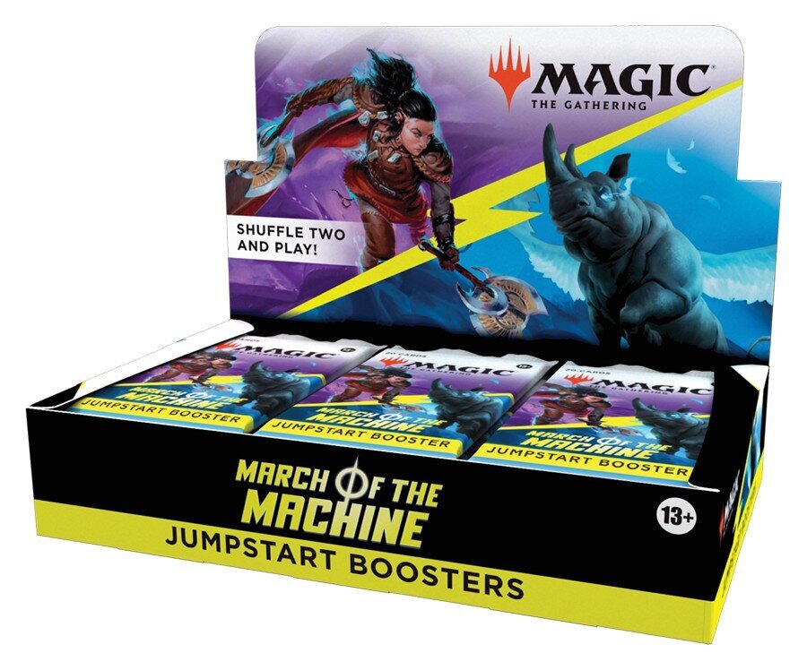 Kortų žaidimas Magic: The Gathering March of the Machine Jumpstart Booster Display, EN kaina ir informacija | Stalo žaidimai, galvosūkiai | pigu.lt