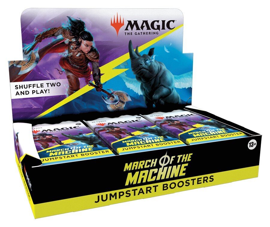 Kortų žaidimas Magic: The Gathering March of the Machine Jumpstart Booster Display, EN kaina ir informacija | Stalo žaidimai, galvosūkiai | pigu.lt