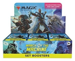 Žaidimo kortų papildymas Magic: The Gathering March of the Machine Set Booster, 30 vnt, ENG kaina ir informacija | Stalo žaidimai, galvosūkiai | pigu.lt