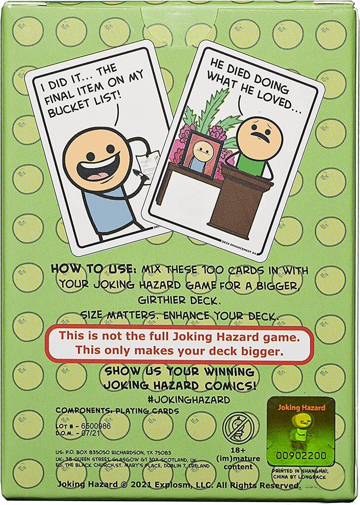 Stalo žaidimas Joking Hazard: Deck Enhancement #4, EN kaina ir informacija | Stalo žaidimai, galvosūkiai | pigu.lt