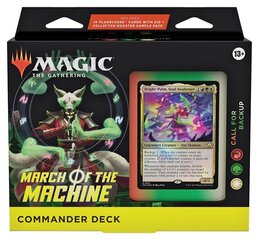 Stalo žaidimas Magic: The Gathering March of the Machine Commander Deck Call For Backup, EN kaina ir informacija | Stalo žaidimai, galvosūkiai | pigu.lt