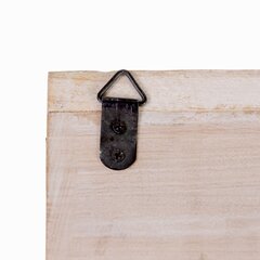 Sieninė kabykla 65 x 15 x 18 cm, ruda kaina ir informacija | Drabužių kabyklos | pigu.lt