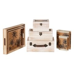 Bigbuy Home dėžė, 34,5 x 24 x 14 cm kaina ir informacija | Daiktadėžės | pigu.lt