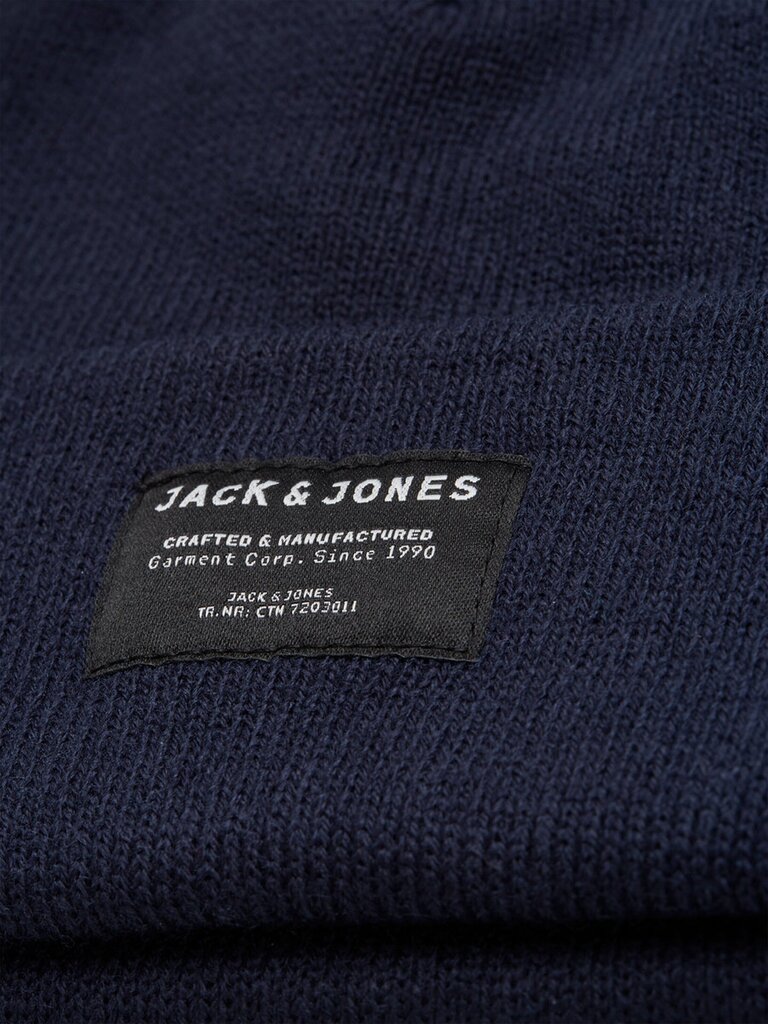 Kepurė vyrams Jack & Jones, mėlyna цена и информация | Vyriški šalikai, kepurės, pirštinės | pigu.lt