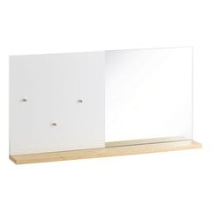 Фото рамка 50,4 x 7 x 25,4 cm Стеклянный Белый DMF цена и информация | Зеркала | pigu.lt