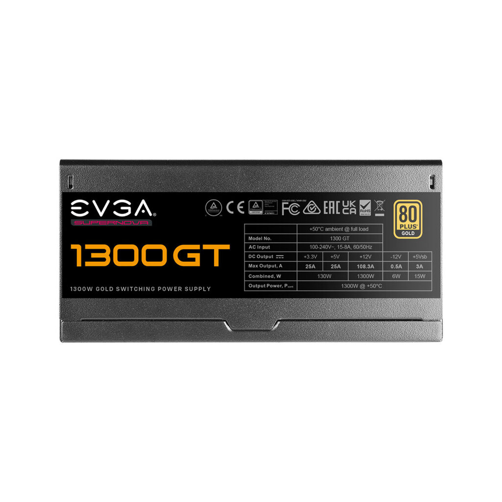 Evga SuperNOVA 1300 GT цена и информация | Maitinimo šaltiniai (PSU) | pigu.lt