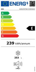 AEG AGE625E7NW kaina ir informacija | AEG Šaldytuvai, šaldikliai | pigu.lt