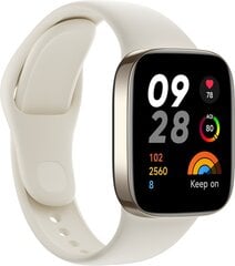 Xiaomi Redmi Watch 3 BHR6854GL, цвет слоновой кости цена и информация | Смарт-часы (smartwatch) | pigu.lt