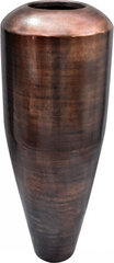 Bigbuy Home Vase 37 x 37 x 99 cm Copper Aluminium kaina ir informacija | Vazos | pigu.lt