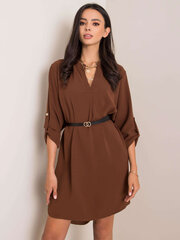 Платье для женщин, коричневое цена и информация | Платья | pigu.lt