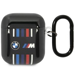 BMW BMA222SWTK AirPods 1|2 cover czarny|black Multiple Colored Lines цена и информация | Наушники | pigu.lt